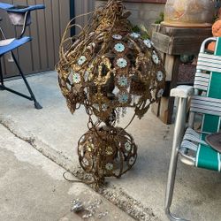 Vintage Ornate Hanging Lamp 