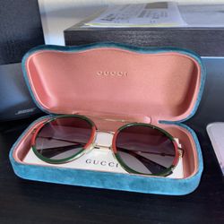 Men Gucci Round Sunglasses Unisex