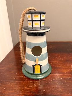 Ceramic lighthouse figurine