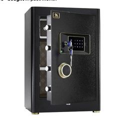 𝐇𝐞𝐚𝐯𝐲 𝐃𝐮𝐭𝐲 Large Safe Box, 2.05 Cubic Feet Home Safe with Touch Screen Keypad & Built-in Lock Box, Digital Safes for Home Office