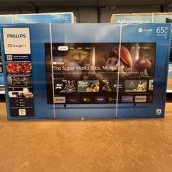 65” Philips Smart 4K Led Uhd Tv