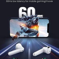 Wireless Earbuds Low Latency 4 Mics Noise Cancelling Bluetooth