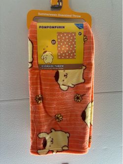 Pompompurin throw