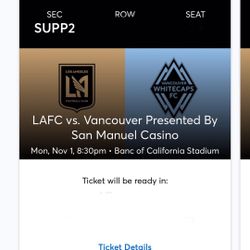 LAFC supporters Tickets