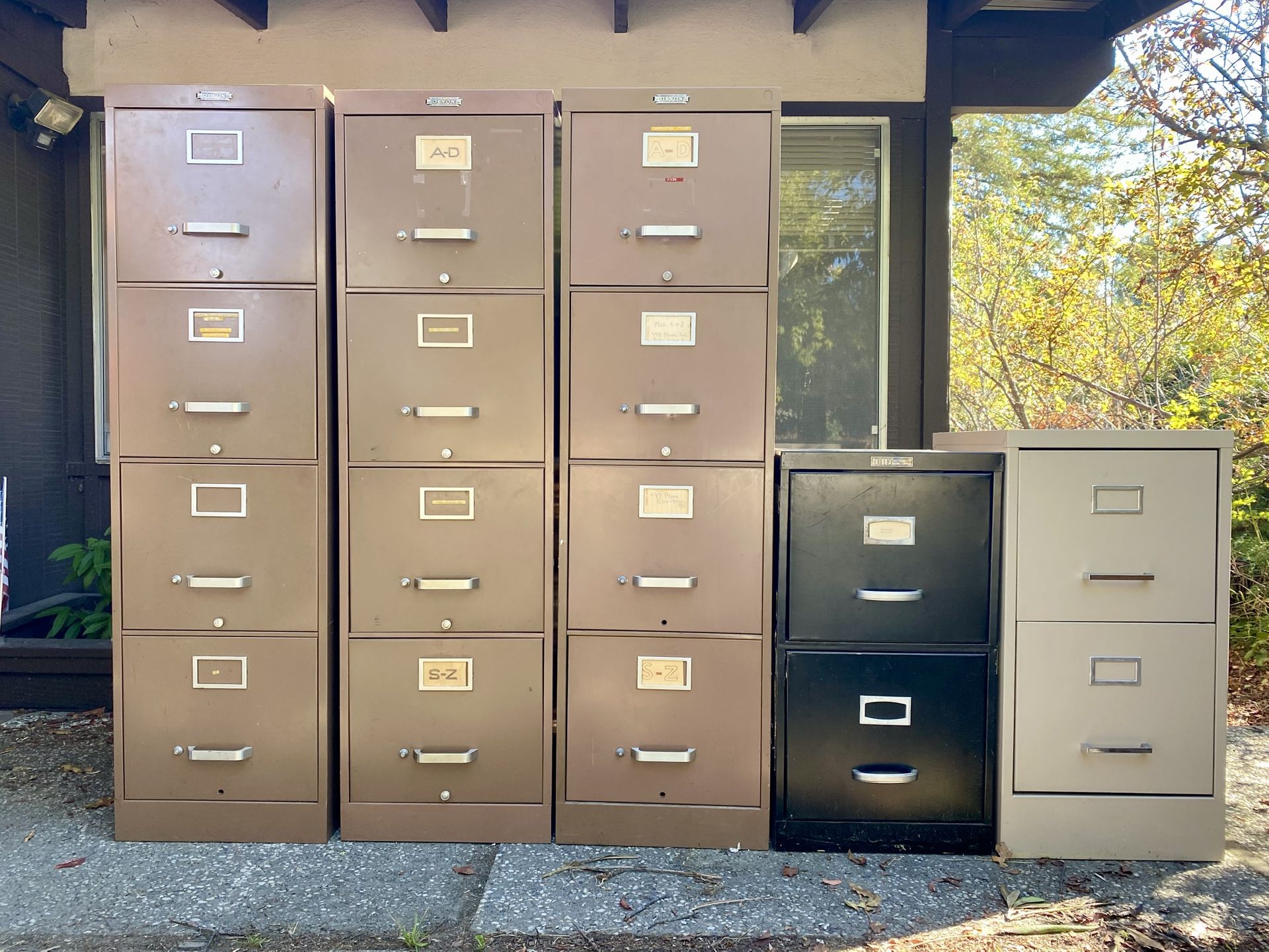 FREE METAL FILING CABINETS!