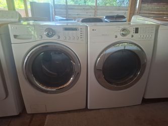 Front loading washer and dryer