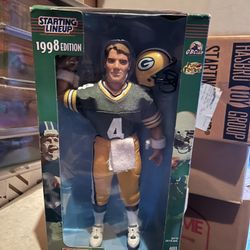 Kenner Starting Lineup NFL  Brett Favre Green Bay Packers- 👀 LQQK! 🏈 