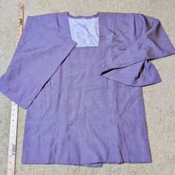 Purple Michiyuki Kimono Jacket