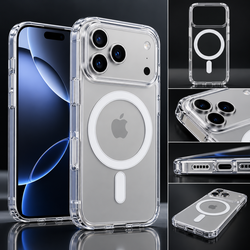 Clear Magnetic MagSafe Case for iPhone 17 Pro – Transparent – New