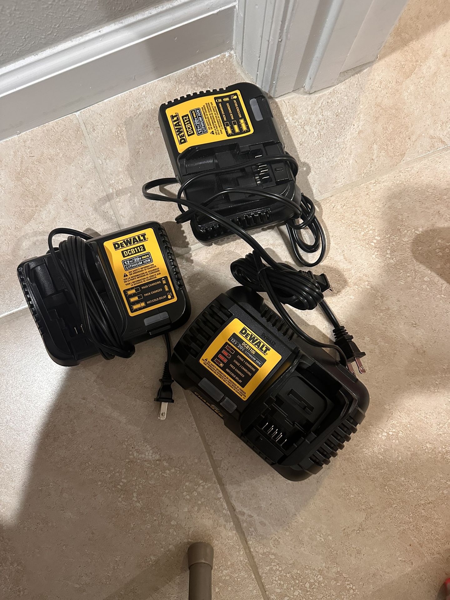 DEWALT BATTERY CHARGERS