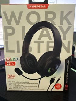 HyperGear V150 Stereo wired Headset- Brand New in Box