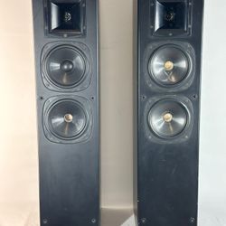 #1651 Klipsch SF2 Black Floorstanding Pair Speakers 2 Way *READ*