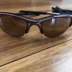 Bronze Colored Oakley Sunglasses w/case