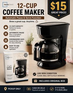 Mainstays 12-Cup Coffee Maker