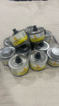 Fancy Heat Wick Chafing Fuel Cans – Lot of 13
