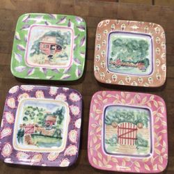 Michal Sparks Discontinued Salad Plates #73020