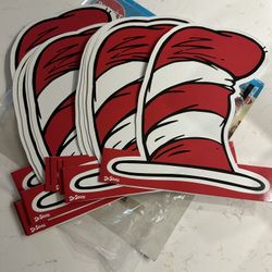 Thirteen Dr. Seuss Paper Hats