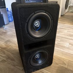 Rockville 10 Inch Subs + Amp