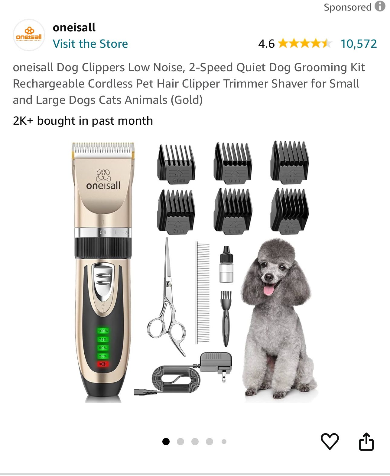Pet Grooming Kit—NEW