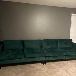 Emerald Green Couch