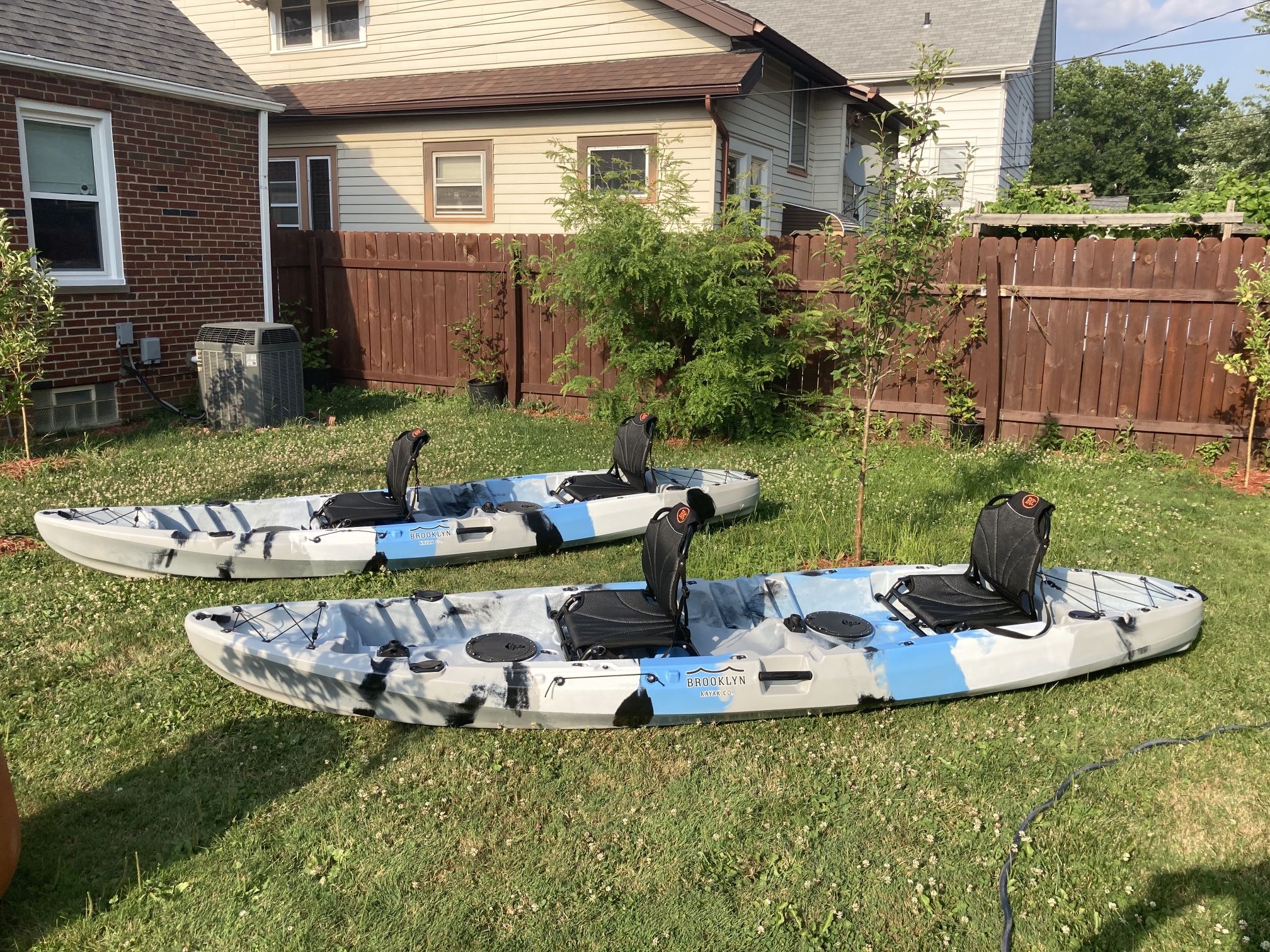 2 Tandem Fishing Kayaks