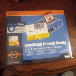 Linksys Broadband Firewall Router B E F 