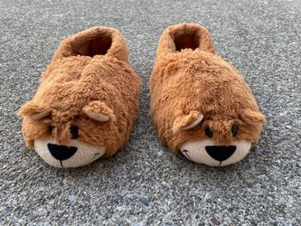 Size 3/4Y - Children’s Bear Slippers