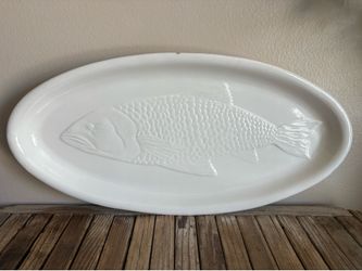 Vintage extra large 24 1/2” fish platter serving platter el Camino products