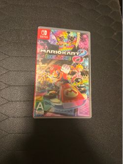 Nintendo switch games, Mario kart deluxe.