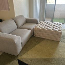 Modular Couch With Ottoman