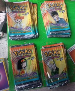 EMPTY BOOSTERS PACK POKEMON 