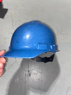 Blue Full-Brim Hard Hat Safety Helmet - $10 OBO