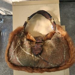 Brand  new small leather  bag