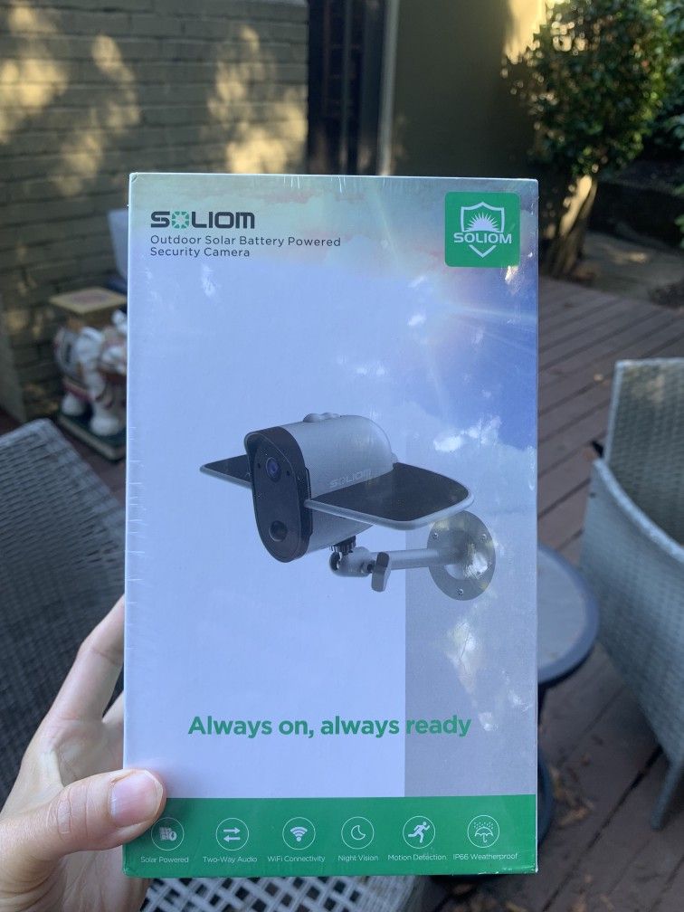 Solar Powered Security Camera