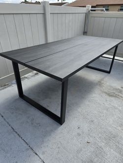 IKEA TRANEBO DINING TABLE. IN EXCELLENT CONDITION. 
(ONLY TABLE) H:30"W:87"D:40"