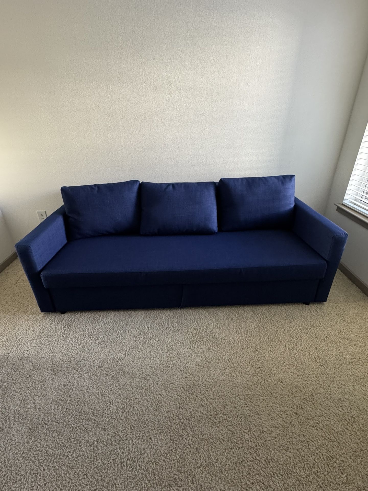 IKEA Blue Sleeper Sofa