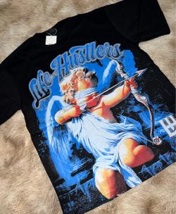 Life Hustlers Black Graphic T-Shirt