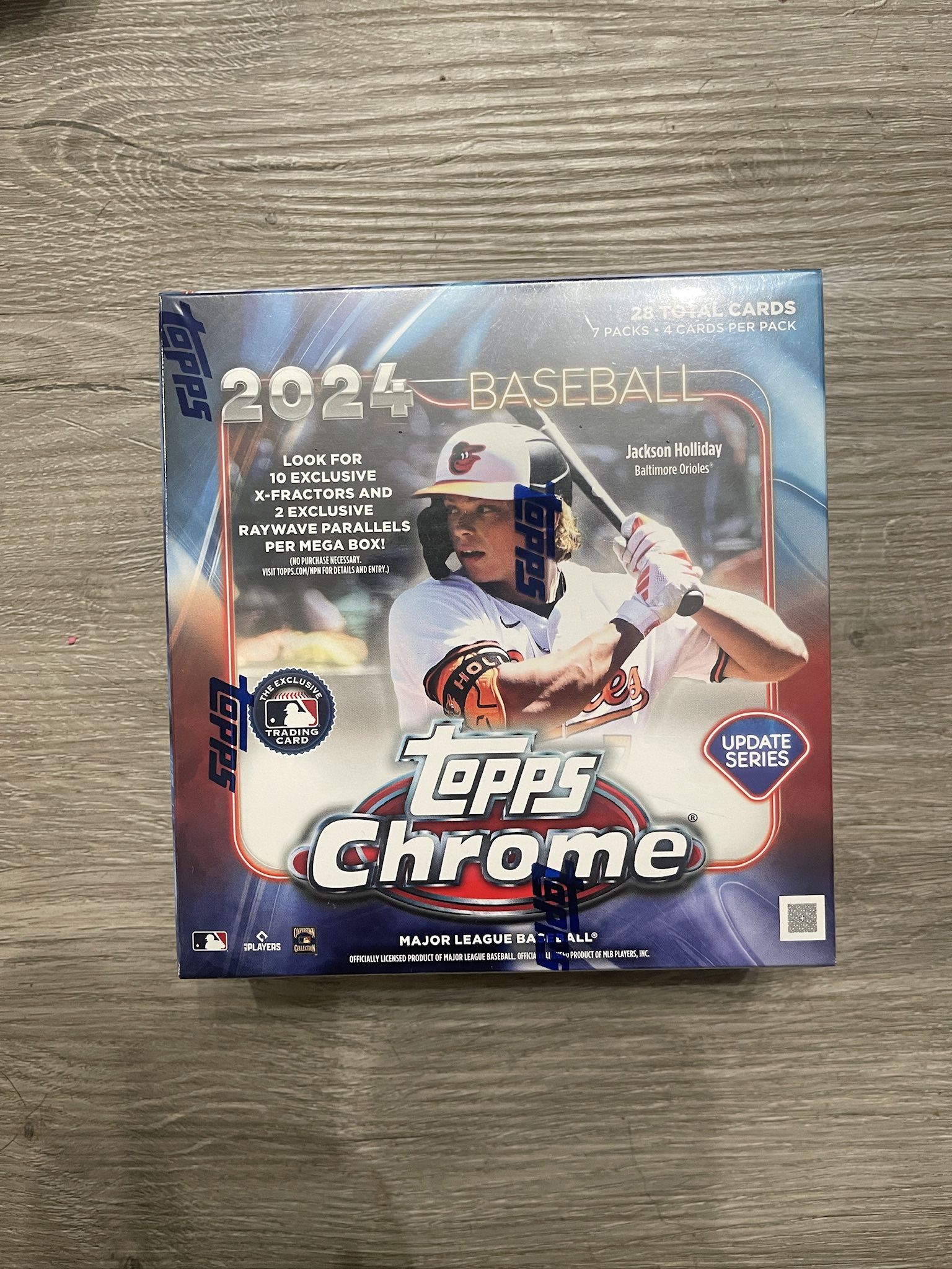 2024 Topps Chrome Update Series MLB Baseball Mega Box Factory Sealed In Hand