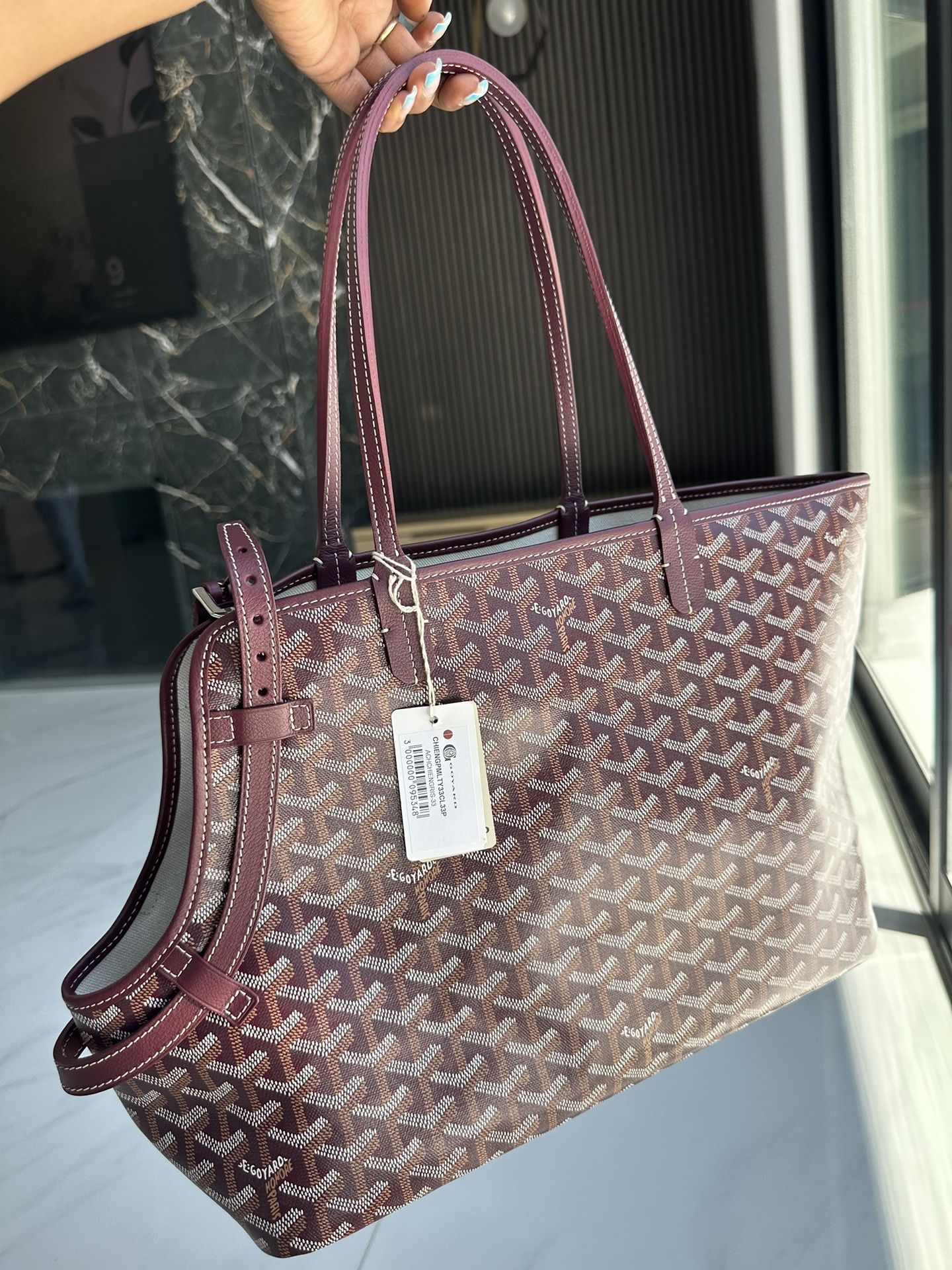 Goyard Chien-Gris Pet Carrier Tote