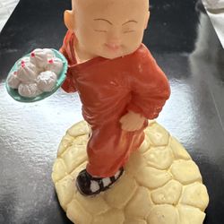 Brand New Buddha Monk Baby Statue Figurine Serving Food 4” - 6 “inches $6 Each !!!ACCEPTING OFFERS!!!