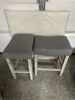 Set of 2 Stools for Countertop
