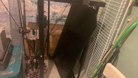 Glass tv stand