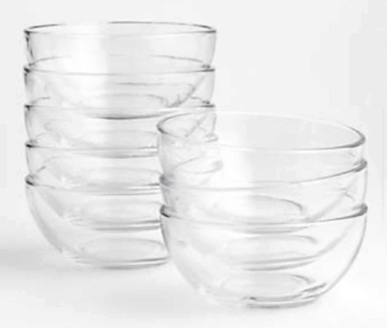 Ultra Deep Glass Bowl Set