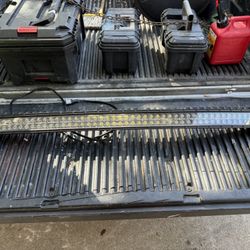 Rough Country Offroad 54-Inch Black Series Curved Dual Row Cool White DRL LED Light Bar 