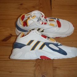 Brand New Adidas Streetball Shoes - White & Navy - Men's Size 9