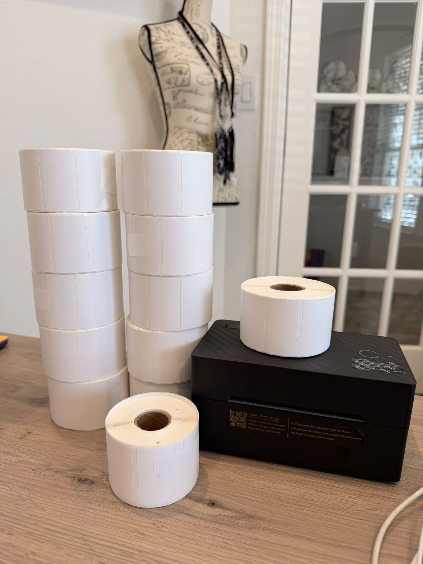 Thermal Label Printer With Labels