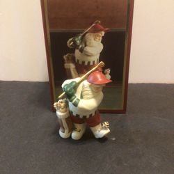NIB Lenox Santa’s Pastimes Golfer 