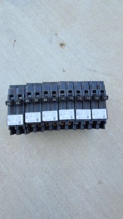 Circuit breakers left over from a job Murray