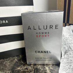New Sealed Chanel Allure Homme Sport 3.4oz + Sephora Receipt