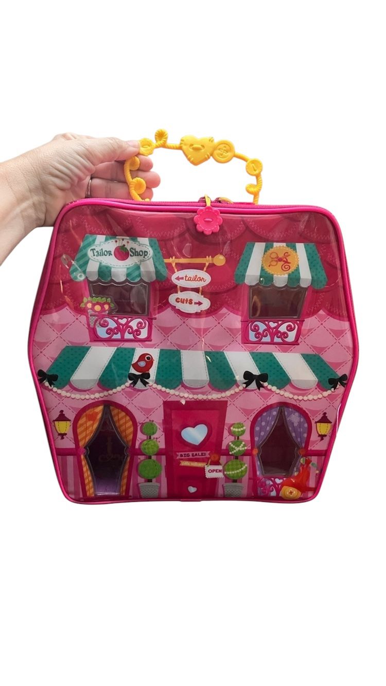 Lalaloopsy Zippered Storage Travel Dollhouse Carry Case